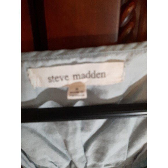 Steve Madden Womens Size Small Bird on a Branch Blouse w/Rhinestones Silk Blend - Picture 5 of 12